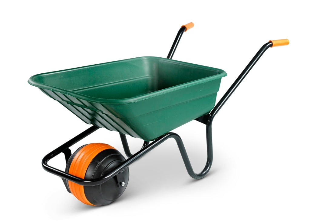 Walsall Wheelbarrow – Duraball Poly Barrow 90L (Green)