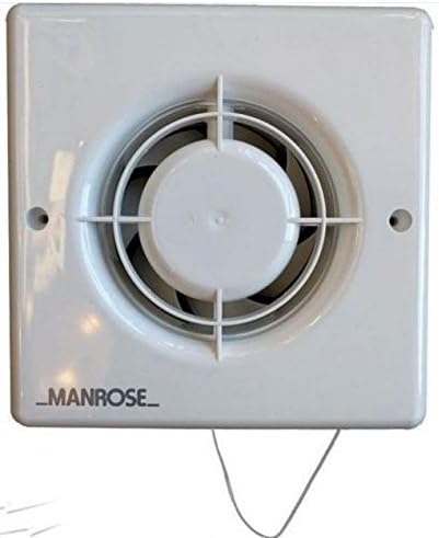 Manrose Pull Cord Extractor Fan 4"/100mm
