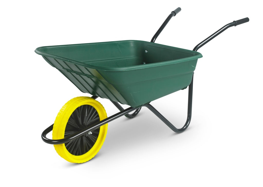 Walsall Wheelbarrow The Shire Green Poly Barrow