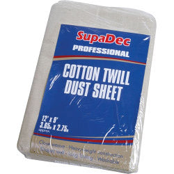 SupaDec Cotton Twill Dust Sheet