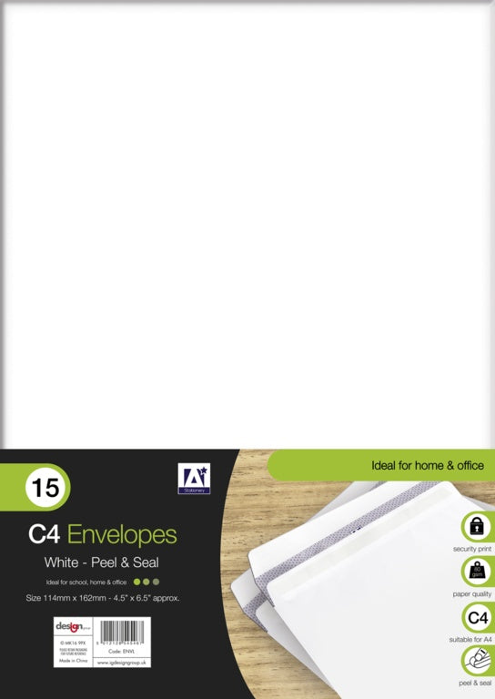 Anker C4 White Envelopes