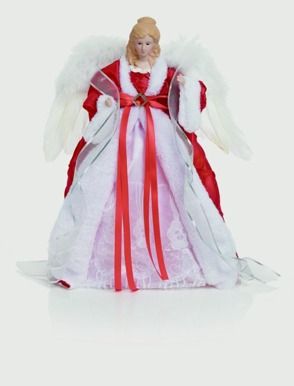 Premier Red & White Dressed Angel