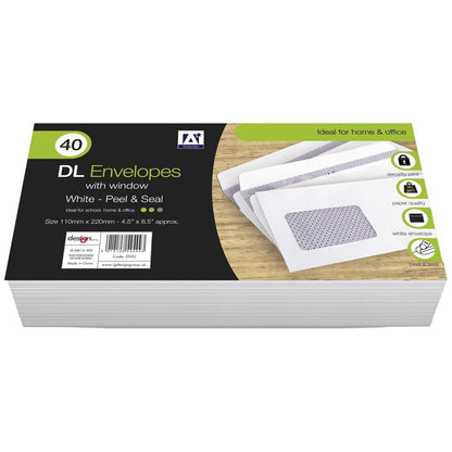 Anker DL Peel & Seal Envelopes With Window