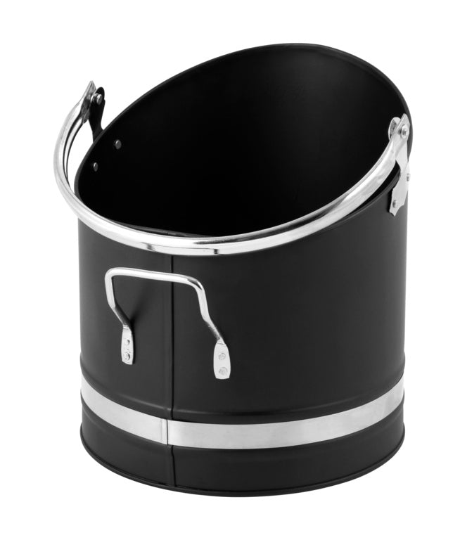 Hearth & Home Metal Coal Hod With Chrome Handles