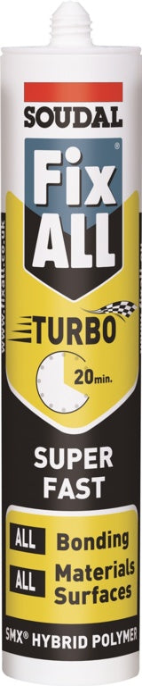 Adhesivo Soudal Fix All Turbo Blanco