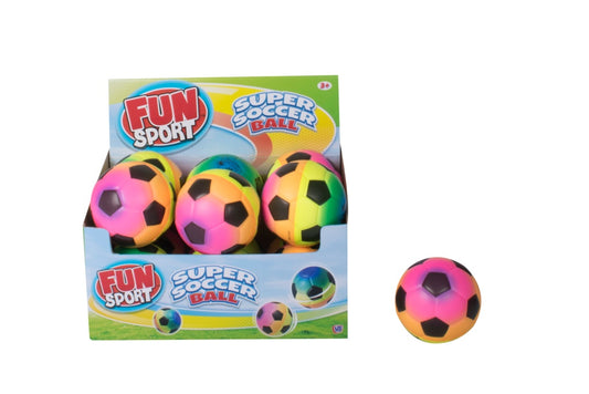 Super ballon de football arc-en-ciel Fun Sport