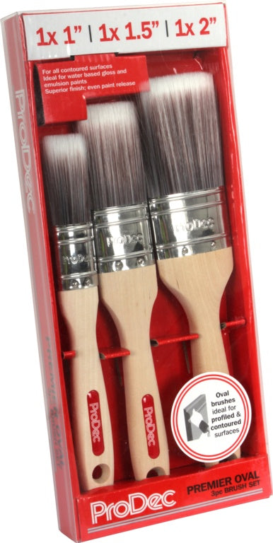 ProDec Premier Oval Brush Set