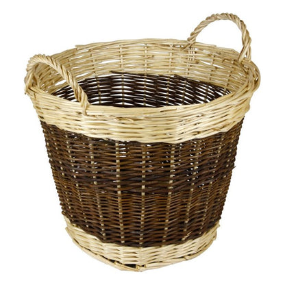 Hearth & Home Two Tone Log Basket