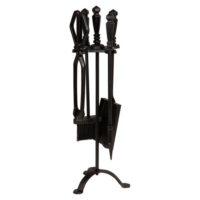 Ensemble de temples compagnon noir Hearth &amp; Home, 5 pièces