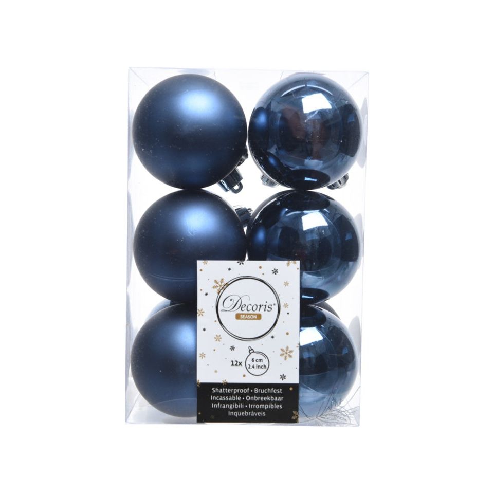 Kaemingk Shatterproof Baubles Pack 12