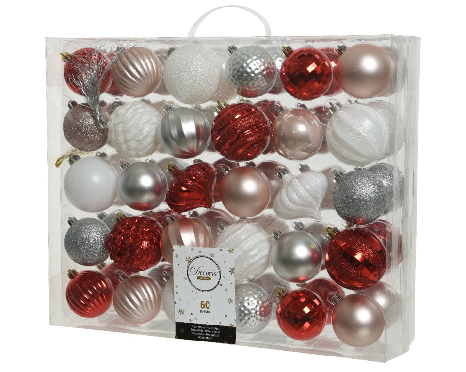 Kaemingk Shatterproof Baubles Pack 60