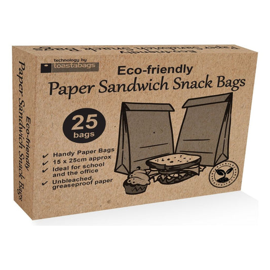 Planit Eco Friendly Paper Sandwich Bags