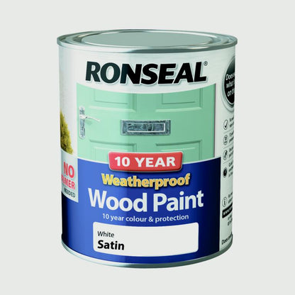 Peinture pour bois satinée résistante aux intempéries, 10 ans, Ronseal