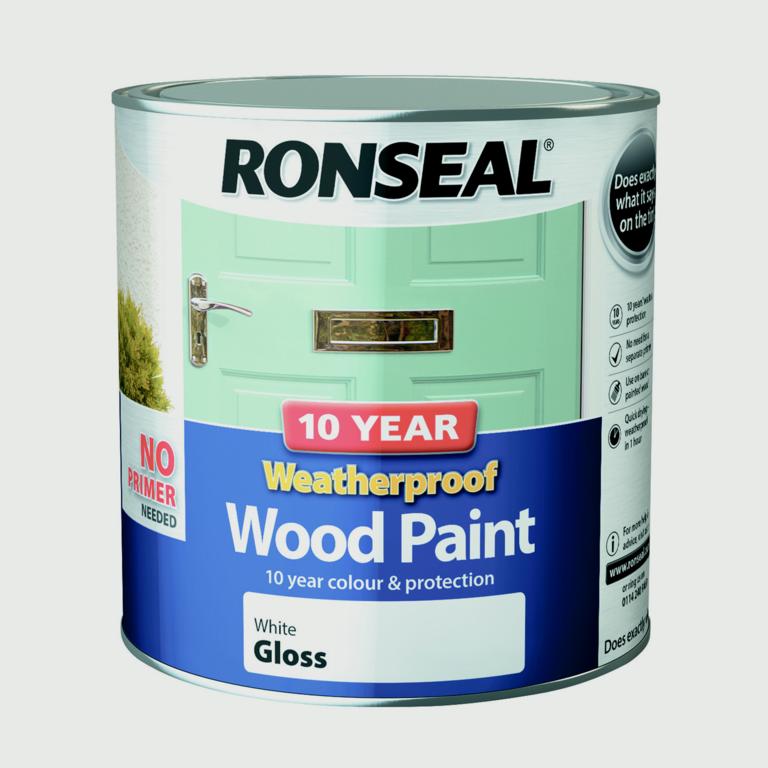 Ronseal 10 Year Weatherproof Gloss Wood Paint