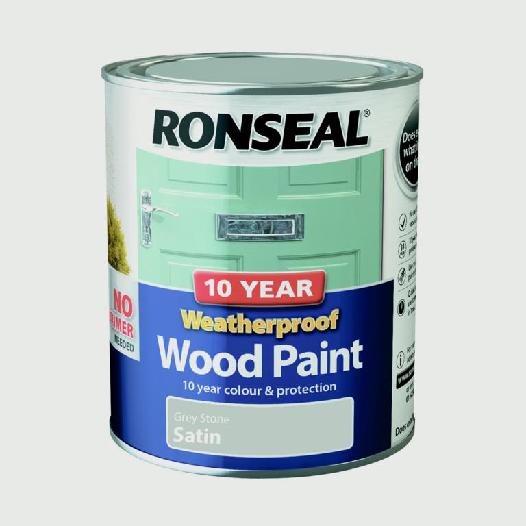 Peinture pour bois satinée résistante aux intempéries, 10 ans, Ronseal