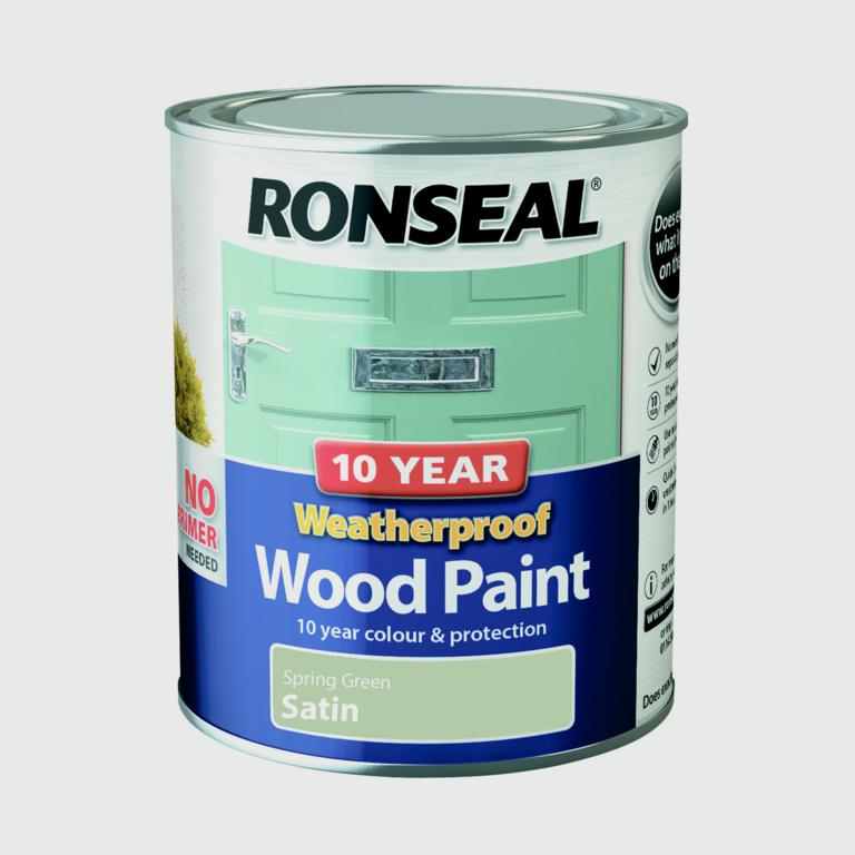 Ronseal 10 Year Weatherproof Satin Wood Paint