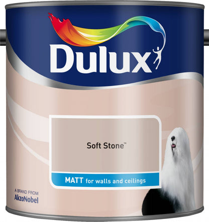 Dulux Mate 2.5L Piedra Blanda