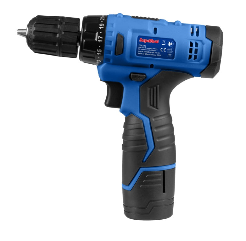 SupaTool Cordless Combi Hammer Drill Lithium Ion 18v