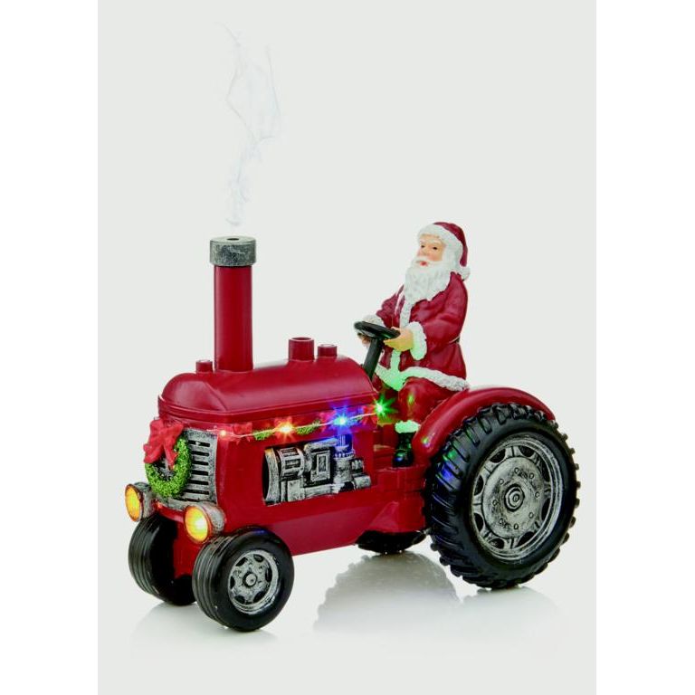 Premier Lit Tractor With Santa