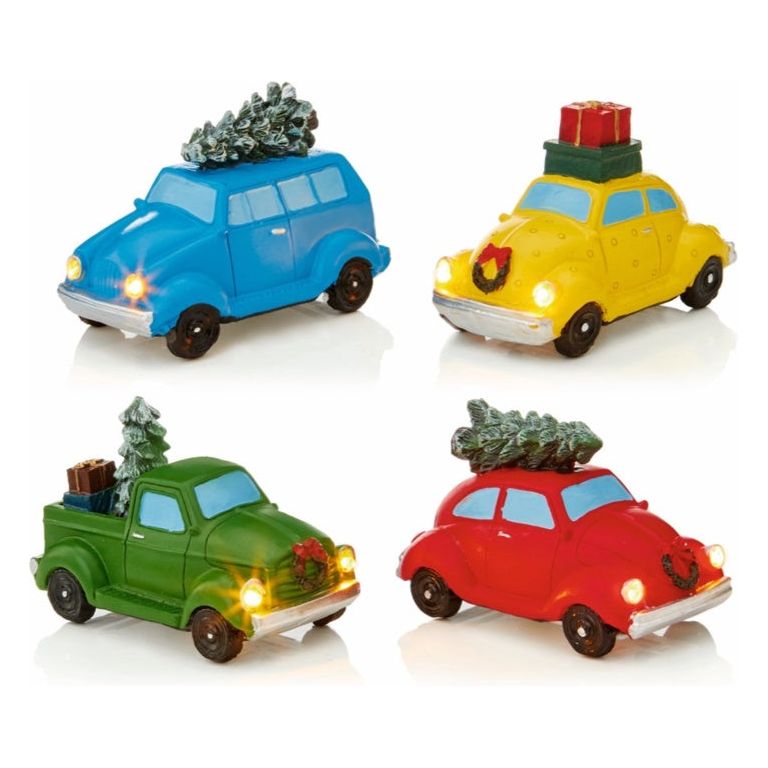 Premier Lit Christmas Cars