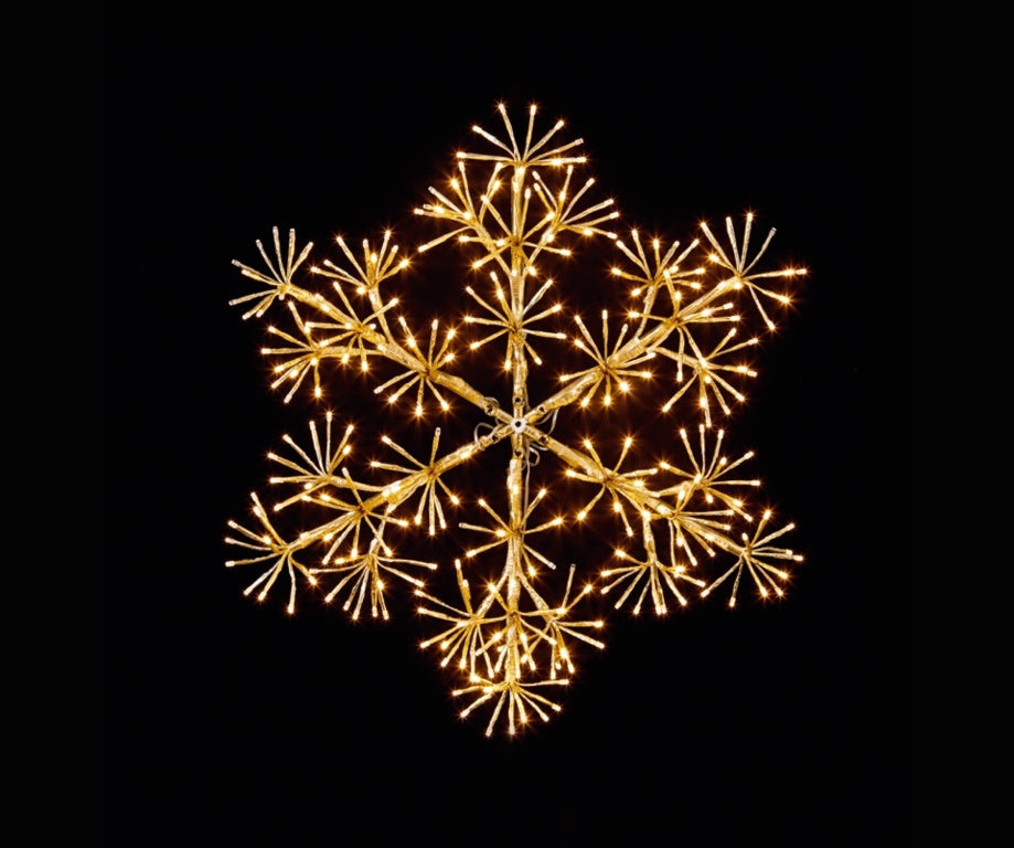 Premier Gold Starburst Snowflake