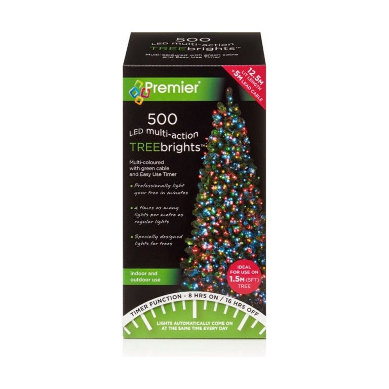 Premier 500 LED Multi Action Treebrights With Timer