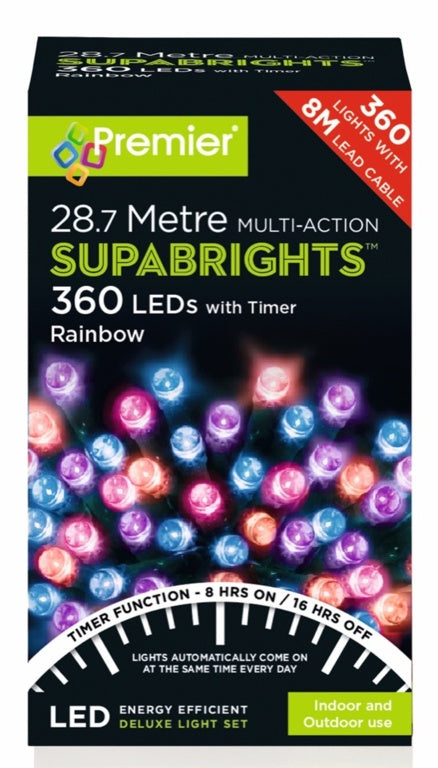 Premier 200 LED Multi Action Supabrights With Timer