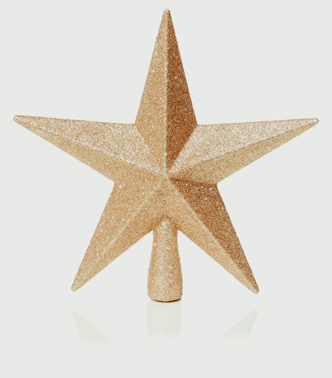 Premier Tree Top Star Glitter Finish