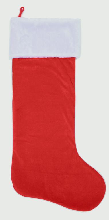 Premier Deluxe Red Fur Stocking