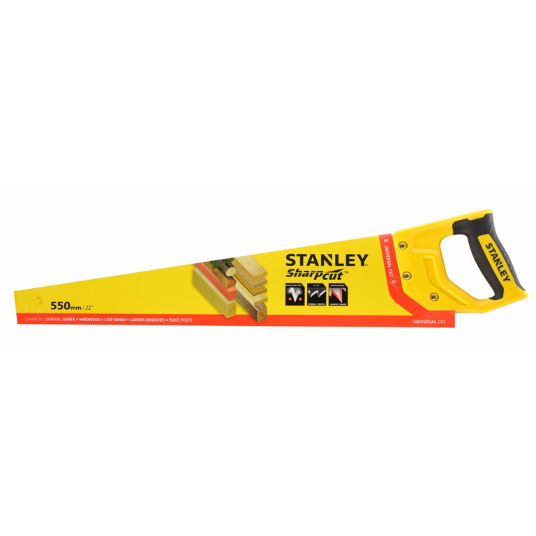 Stanley Universal Sharp Cut Saw 550mm/22"