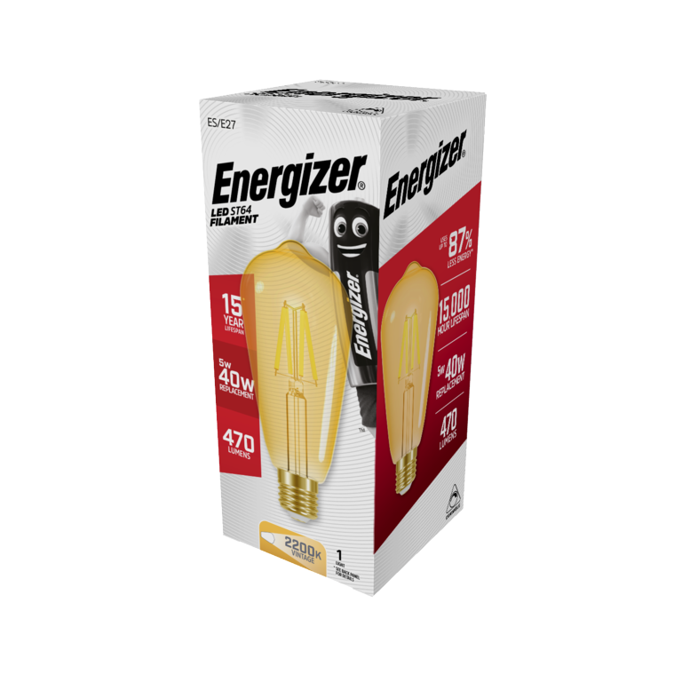 Energizer Filament LED ST64 E27 Dimmable