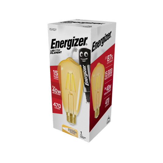 Energizer Filament LED ST64 E27 Dimmable