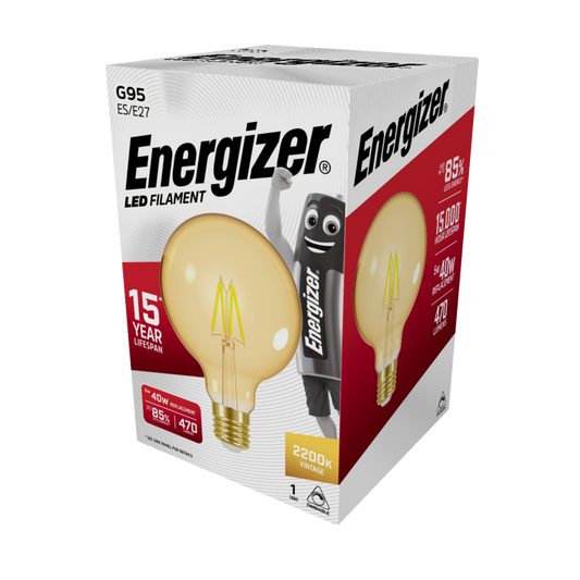 Energizer Filament LED G95 E27 Intensité variable