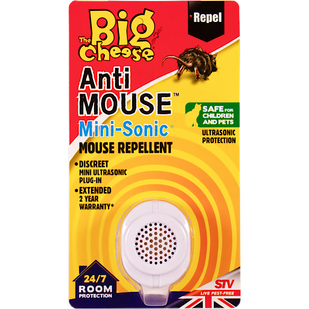The Big Cheese Anti Mouse Mini répulsif sonique pour souris 