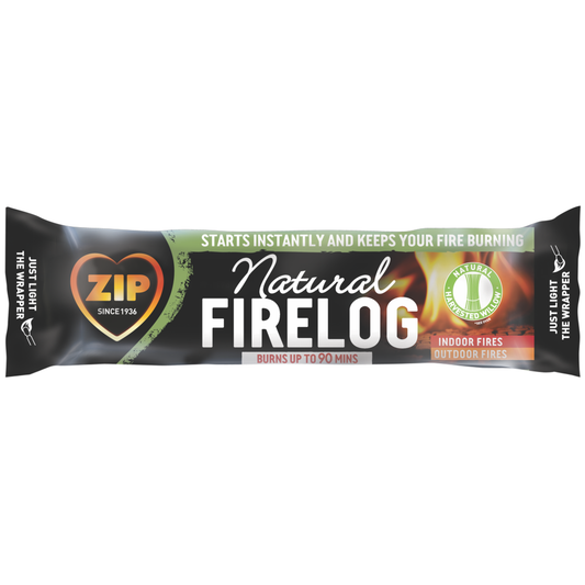 Zip Firelog de alto rendimiento sin humo