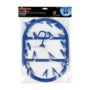 SupaHome Oval 20 Peg Blue Airer 43cm x 30cm