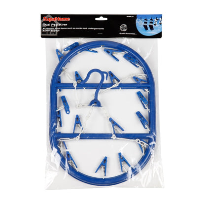 SupaHome Oval 20 Peg Blue Airer