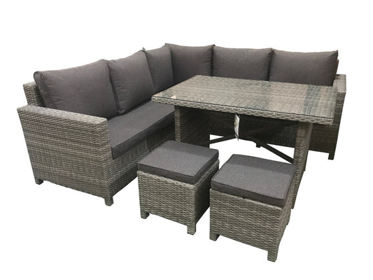 Pagoda Tuscany Corner Hiback Dining Set