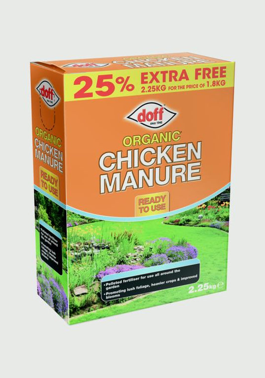 Fumier de poulet biologique Doff 2,25 kg 