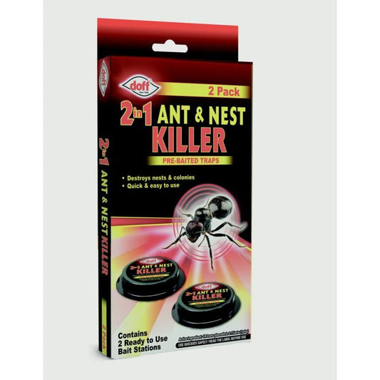 Stations d'appâts Doff 2 en 1 pour tueurs de fourmis et de nids