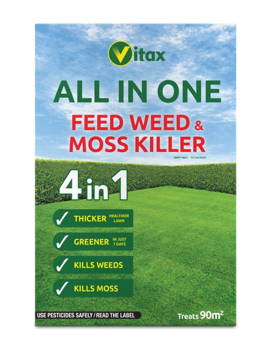 Vitax All In One Feed Weed & Moss Killer Box