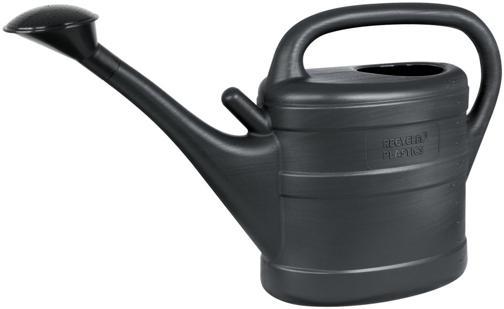 Green & Home 10L Recycled  Watering Can Anthracite
