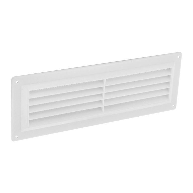 Grille d'aération Securit en plastique blanc 9" x 3"