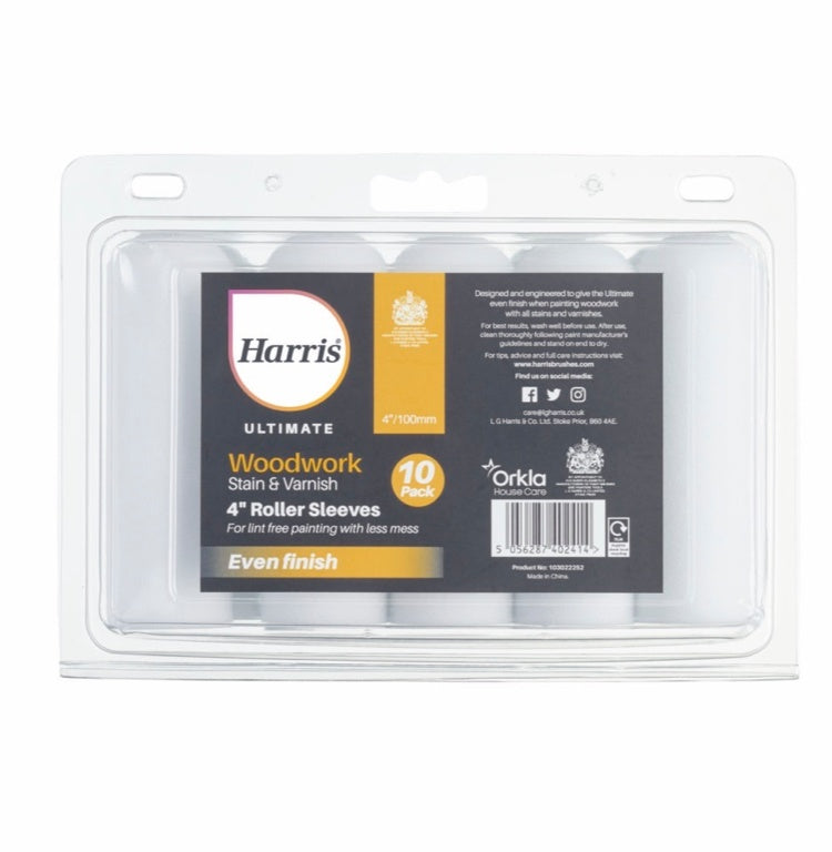 Harris Ultimate Woodwork Stain Varnish Sleeve