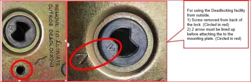 Era Replacement Front Door Lock 60mm Finish: Brass Effect Body - Brass Cylinder