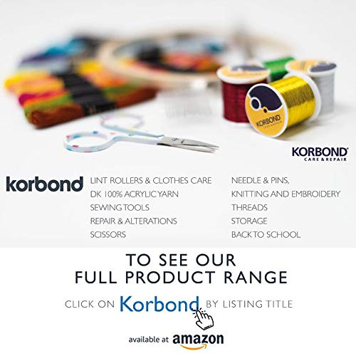 Korbond Hemming Tape Black & Grey 6m