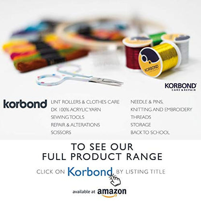 Korbond Hemming Tape Black & Grey 6m
