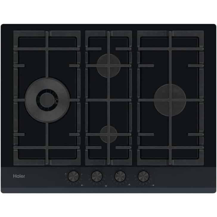 Haier 60cm 4 Burner Gas on Glass Hob