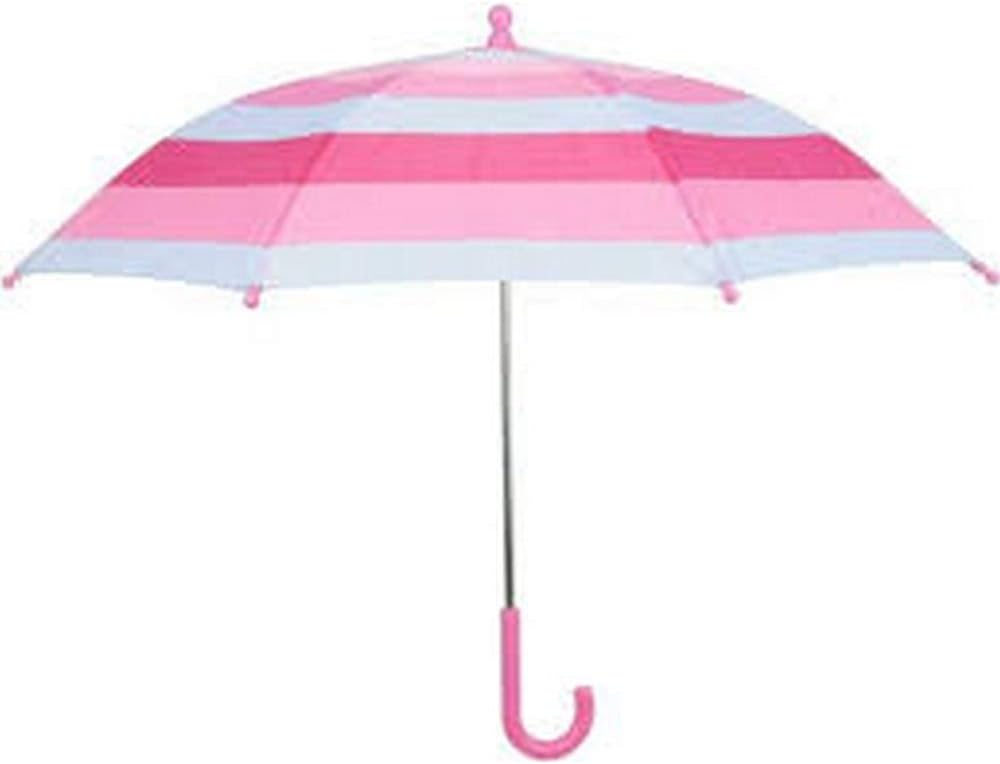 Parapluie rayé rose pour enfants Drizzles
