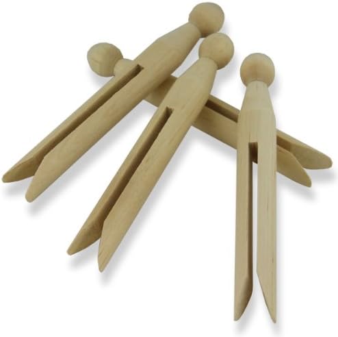 Elliott Beech Wood Dolly Pegs